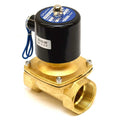 Baomain Boat Solenoid Valve 2W-400-40 - 12VDC Brass 1 1/2 Inch