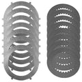 STEERING CLUTCH DISC SET Fits John Deere Fits JD 350 CRAWLER 350B 350C 350D 355D