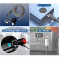 3-in-1 Power Cable USB-C Power Adapter Multi-interfac E Compatibility Outdoor Use