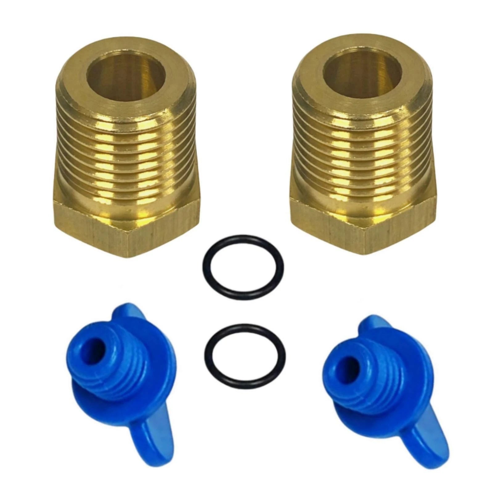 2-PACK Exhaust Manifold Drain Plug Kit Volvo Penta 4.3 5.0 5.7 7.4 8.2 L OMC