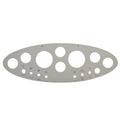 Bayliner Boat Blank Gauge Switch Panel 1888335 - Textured Aluminum