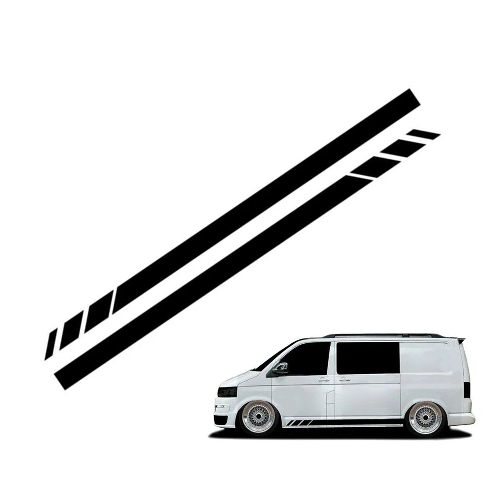 For 2 Pcs Side Stripes Sticker Decals for Transporter T4 T5 Campervan RV