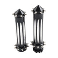 Spikes 1'' Motorcycle Hand Grips Handlebar for Harley Touring Dyna Softail C