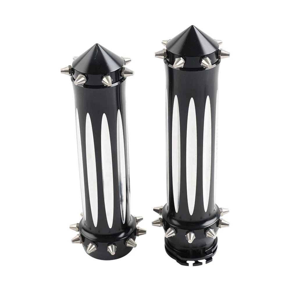 Spikes 1'' Motorcycle Hand Grips Handlebar for Harley Touring Dyna Softail C