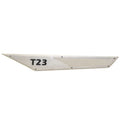 Axis Boat Stern Vent Grille 3328089.1 - T23 Brushed Aluminum (port)