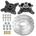 2x Front Wheel Hub Brake Rotor &studs for Polaris Ranger 400 425 500 570 700 800