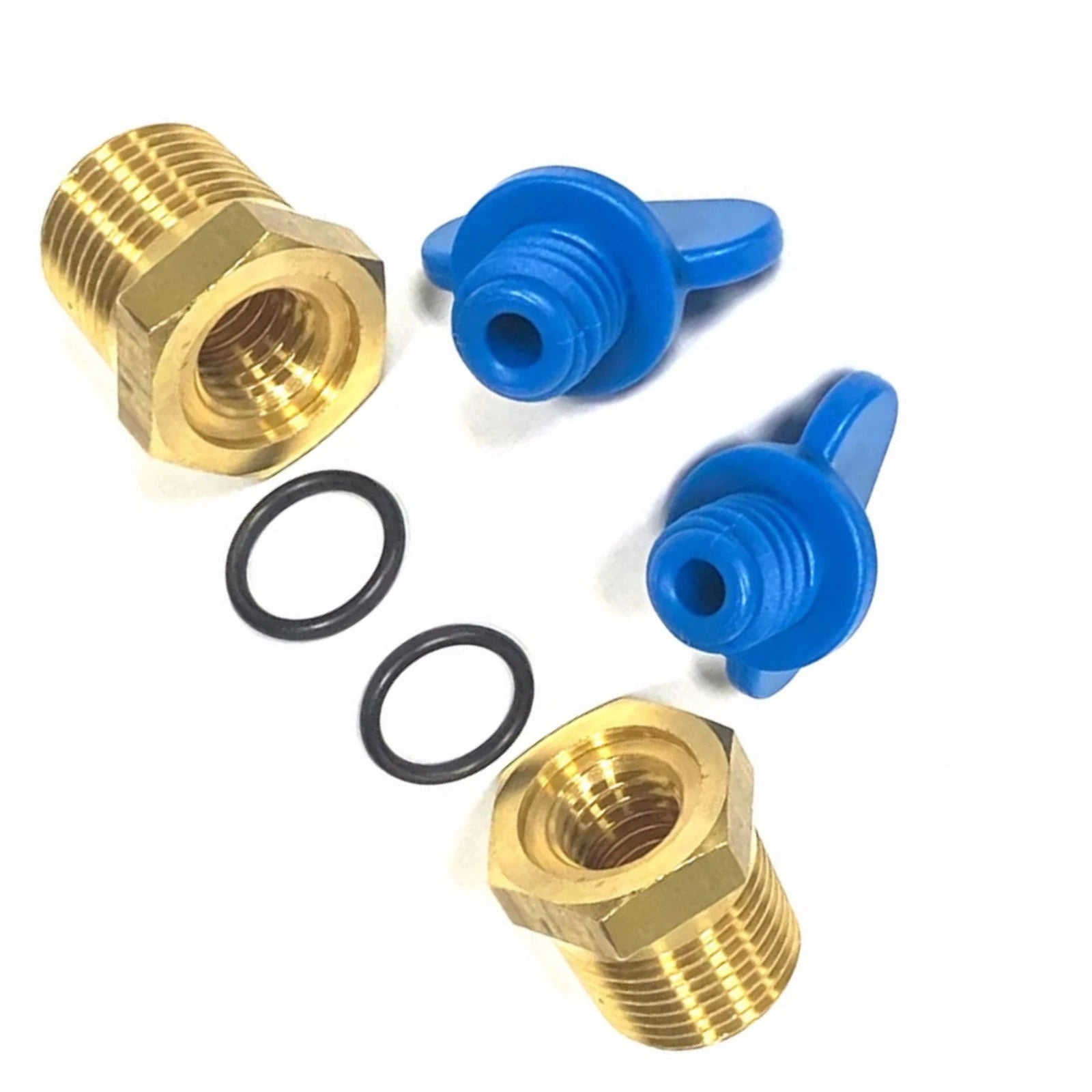 2X Exhaust Manifold Drain Plug Kit Volvo Penta 479956 4.3 5.0 5.7 7.4 8.2 L OMC
