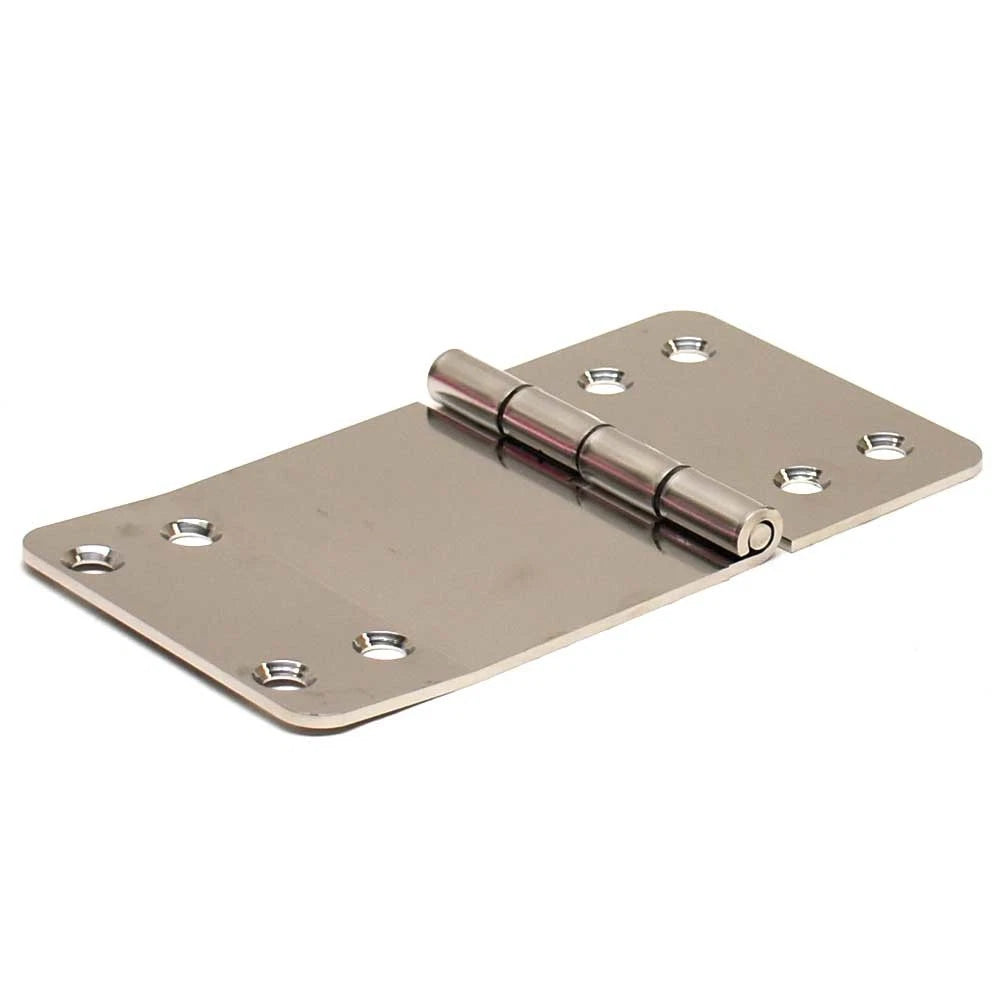 Malibu Boat Transom Hinge - 7 3/8 X 4 Inch 10 Gauge Stainless