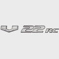 SunCatcher Boat Model Decal Sticker 73405331 - V22 RC Silver Black