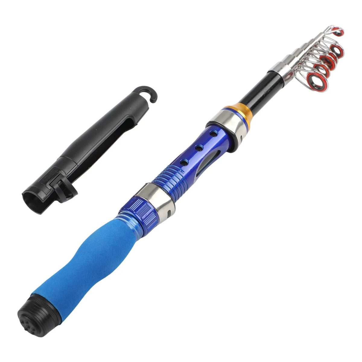 Travel Friendly Fishing Rod and Reel for Combo for Quick Setup and Use