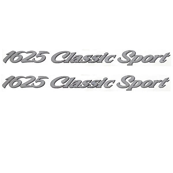 Lund 1625 Classic Sport Boat Decals 1986359 - Silver Stickers (pair)