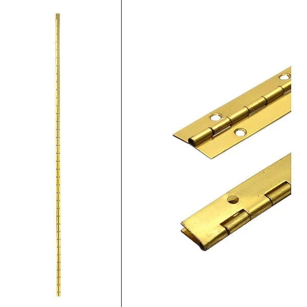 Boat Brass Piano Hinge - 72 X 1 1/8 Inch 19 Gauge