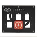 Cobalt Boat Battery Switch Panel 416586 - with Breakers Black Aluminum