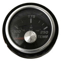 Faria Marine Boat Temperature Gauge GBC017A - 2 Inch Silver Black