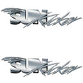 Malibu Boat Decals 5954103 - Sunkicker Logo Stickers (pair)