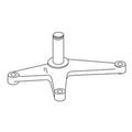 Bellcrank Fits John Deere 401B 2440 2640 302 301A AR93358