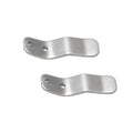 Tracker Boat Coaming Pad Mounting Brackets - 2 3/8 X 3/4 Inch (pair)