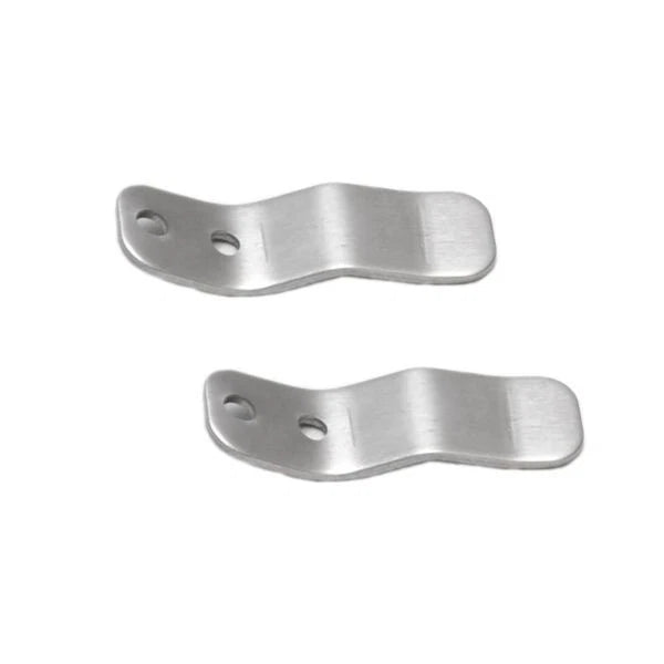 Tracker Boat Coaming Pad Mounting Brackets - 2 3/8 X 3/4 Inch (pair)