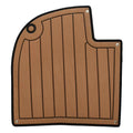 Rinker Boat Non Skid Pad 2290859 - 246BR Head Snap-In Toffee Black
