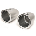 MasterCraft Boat Tower Speaker Cans 404835 - 7 Inch Silver (pair)