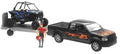 NEWRAY DIE CAST MODEL POLARIS RZR XP1000 & FLAME PICKUP SET, SCALE 1:18