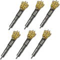 6pcs Fuel Injector 232-1183 10-R1266 2321183 for Caterpillar CAT 3408E Engine