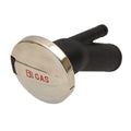BluSkies Boat Gas Deck Fill BK0110004 - Vented 1 1/2 Inch Black Silver