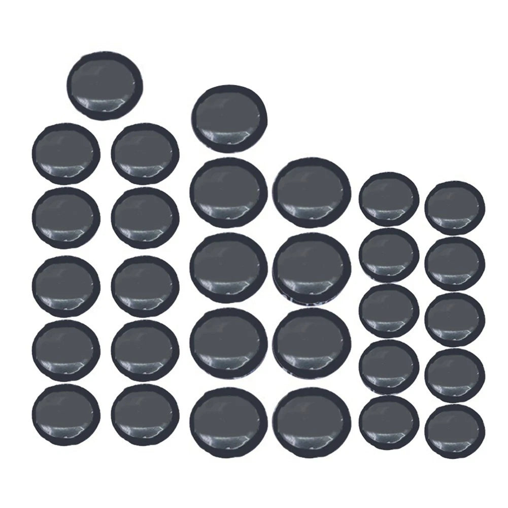 Heavy Duty Truck Tire Repair Kit 30 Rubber Patches 3 Sizes with Patch Roller
