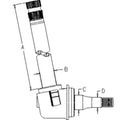 John Deere Parts SPINDLE; LH/RH RE73022 5105 (2WD with Adjustable Steering Cy