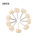 25mm Polishing Wool Felt Wheel Drill Grinder Buffing-Brushe S 3mm Shank 10 Pcs