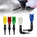 Snap Funnel Flexible Fold Green Oil Funnel Red Snap Funnel Tool White Yellow