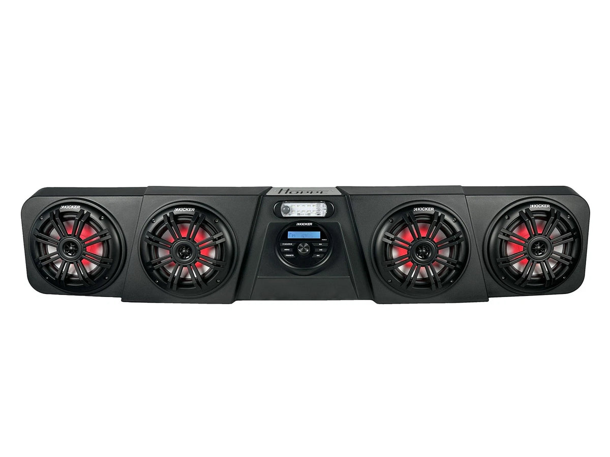 HOPPE Audio Mini RGB Marine Speakers with Bluetooth for UTVs 6-inch