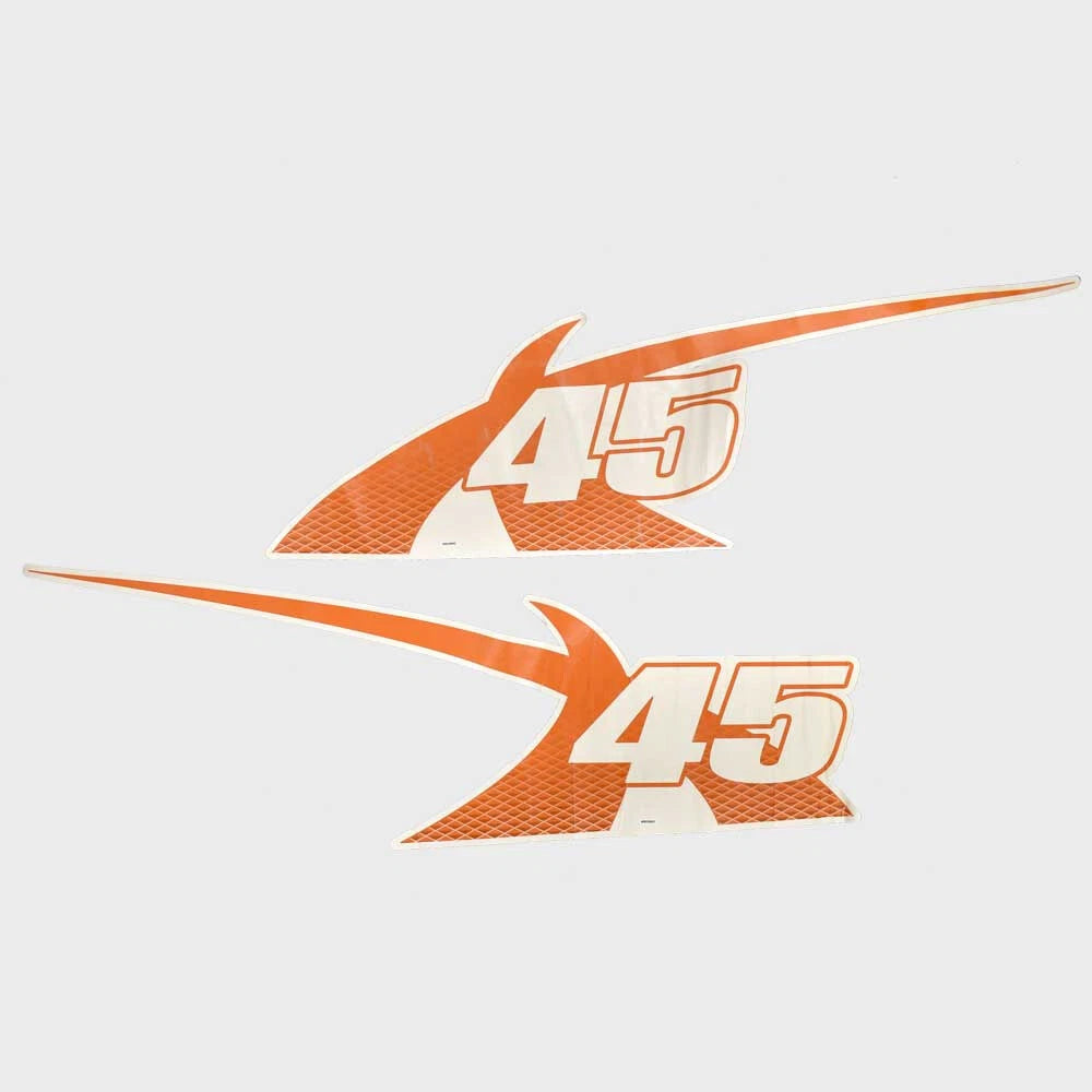 MasterCraft Boat Graphic Decals 7501673 - X45 Orange (set of 2)