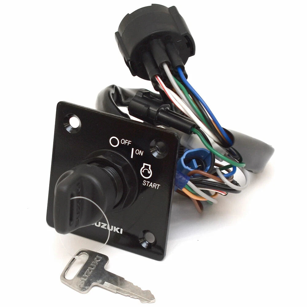 Suzuki Boat Ignition Switch Panel 37100-96J01 - with Warning Buzzer