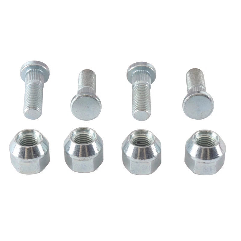 QuadBoss 09-15 Suzuki LT-A500X KingQuad 4x4 Front Wheel Stud & Nut Kit