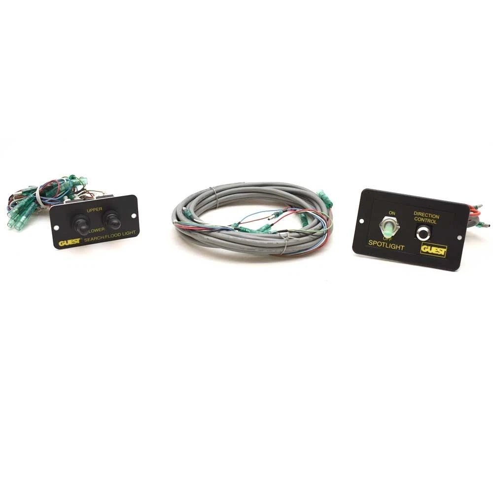 Guest Boat Dual Control Kit 729489 - Marinco Black Aluminum (kit)