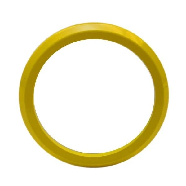 Boat Gauge Bezel - 3 3/8 Inch ID Yellow Aluminum