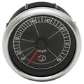 Faria Boat Speedometer Gauge SE9363A - 60 MPH Black Silver 3 1/4 Inch