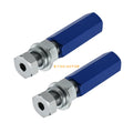 2PCS Quick Release Flag Pole Holder Blue ATV UTV Motorcycle Dirt Bike Whip 1/4