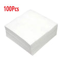 100Pcs 5*5cm Anti-static Lint-free Wipes Dust Free Paper Fiber Optic Tools Q