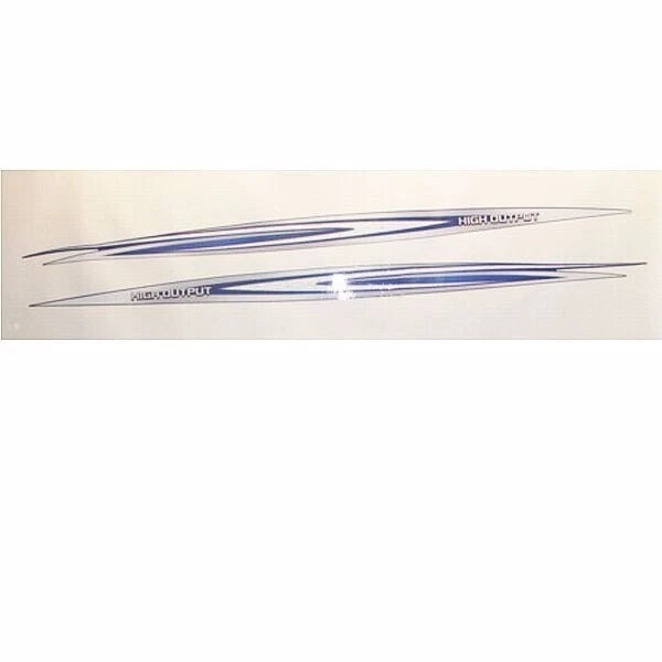 Yamaha High Output Jet Boat Decal - Dark Blue/Gray/Silv Er/white (kit)