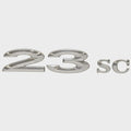 Cobalt Boat Raised Model Decal Sticker 453096 - 23SC Silver Emblem