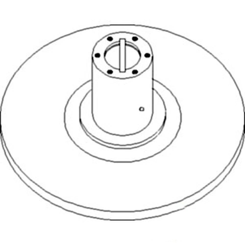 A-H201579 Feeder House Inner Half Sheave - Fits John Deere Combines