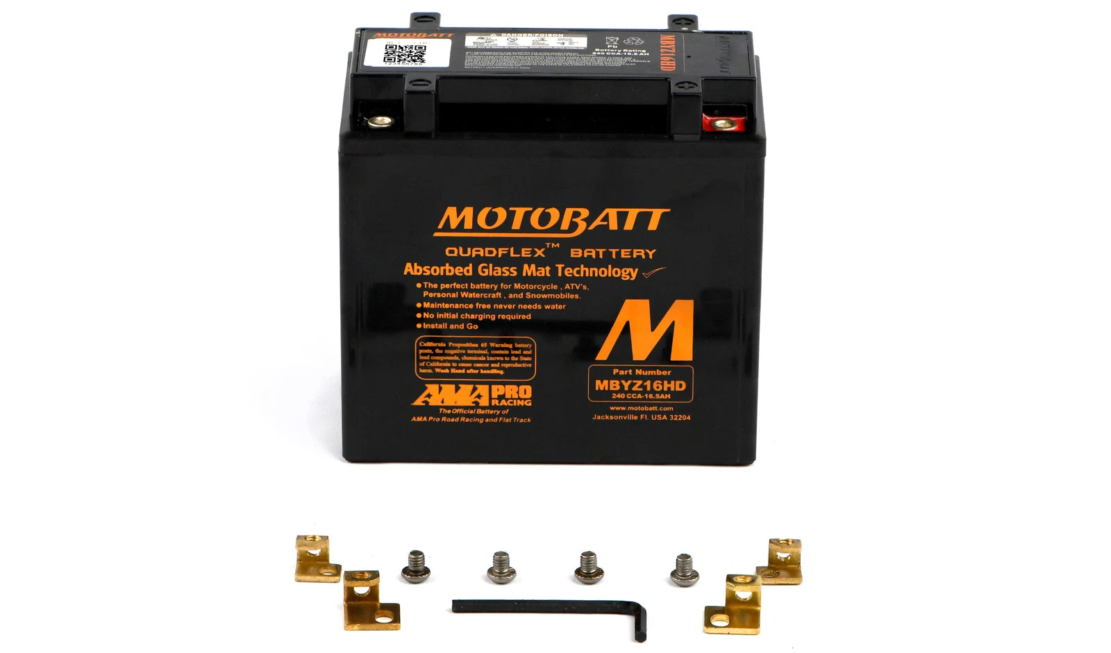 Motobatt Battery for Honda TRX 350 TE3 Rancher ES 2003 (0350 CC)