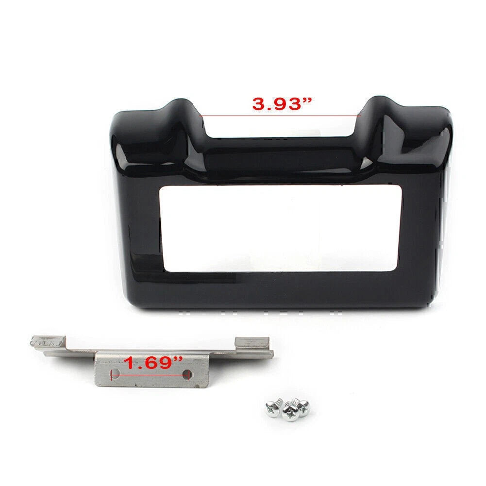 Black Fairing Guard Oil Cooler Cover for Harley Road Electra Glide CVO 2011-2016