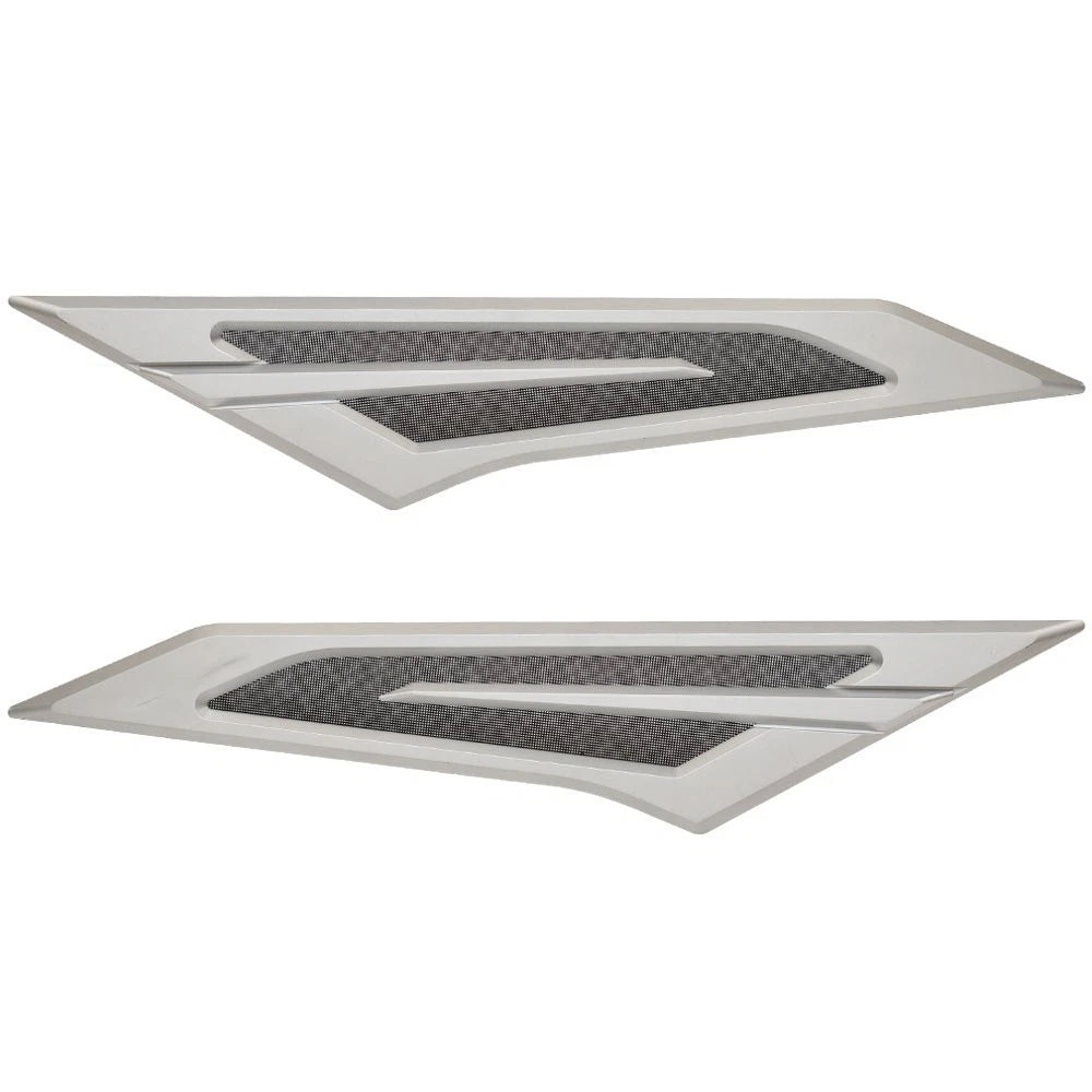 Monterey Elite 25 Boat Side Vent Panels - Anodized Silver (set of 2)