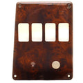 Jett Boat Switch Panel 18876A - Godfrey Woodgrain Plastic
