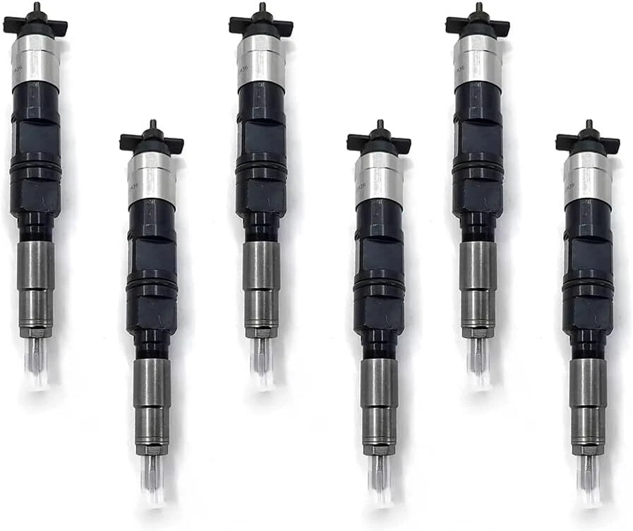 6Pcs Common Rail Injector 0950008800 RE524382 095000-8800 for John Deere Engine