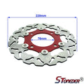 STONEDER 220mm Floating Brake Disc Disk Rotor for Pit Dirt Bike Motorcycle