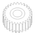 381509R1 PTO Idler Gear Fits Case IH 7110 7120 ++ Tractors